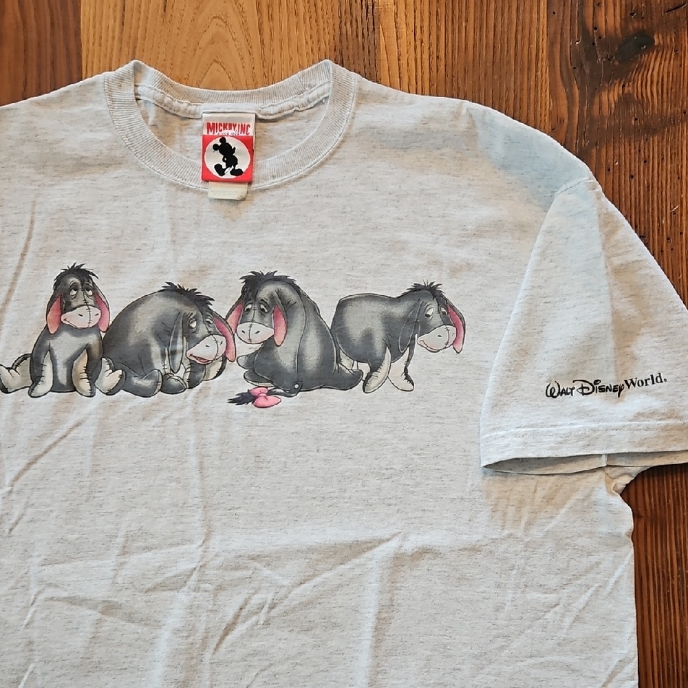 Walt Disney World Eeyore Graphic Short Sleeve Tee - Light Gray